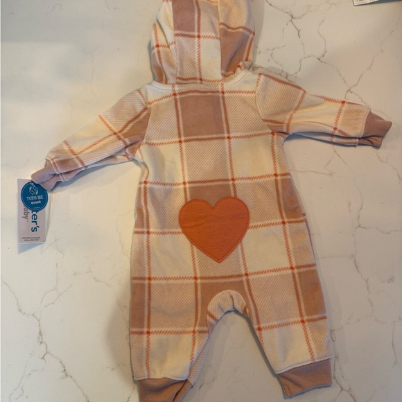 Carter's Cream and Orange Baby Outfit (NWT) - Picture 2 of 3
